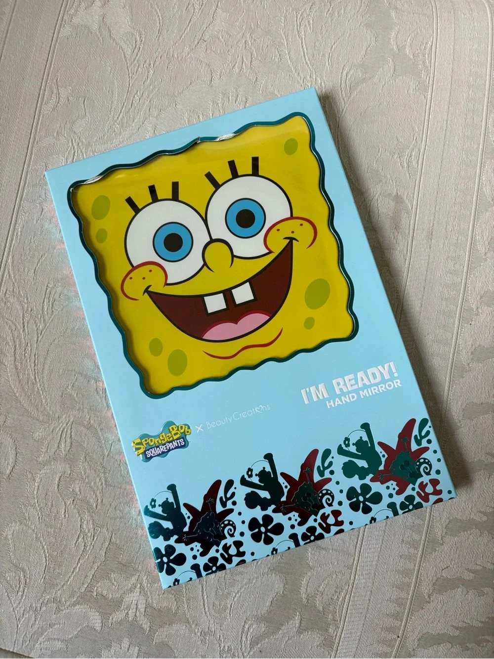 Beauty Creations SpongeBob SquarePants Handheld Makeup Mirror BNIB